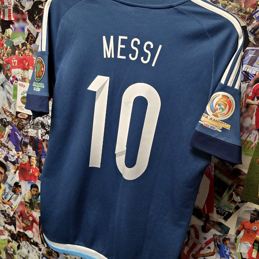[BUNJANG] Argentina 2015-2016 Lionel Messi #10 Away Football Jersey L / 아르헨티나 15-16 메시 어웨이 유니폼