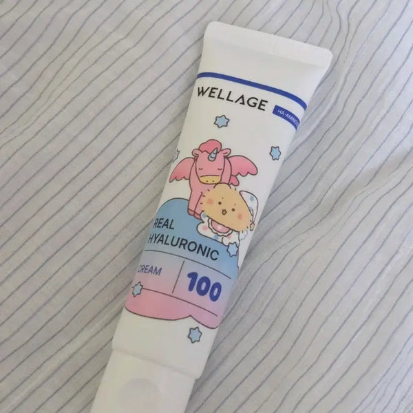 [BUNJANG] Wellage Real Hyaluronic 100 Cream Mang-Gom Edition / 새상품) 웰라쥬 리얼 히알루로닉 100 크림 망곰에디션