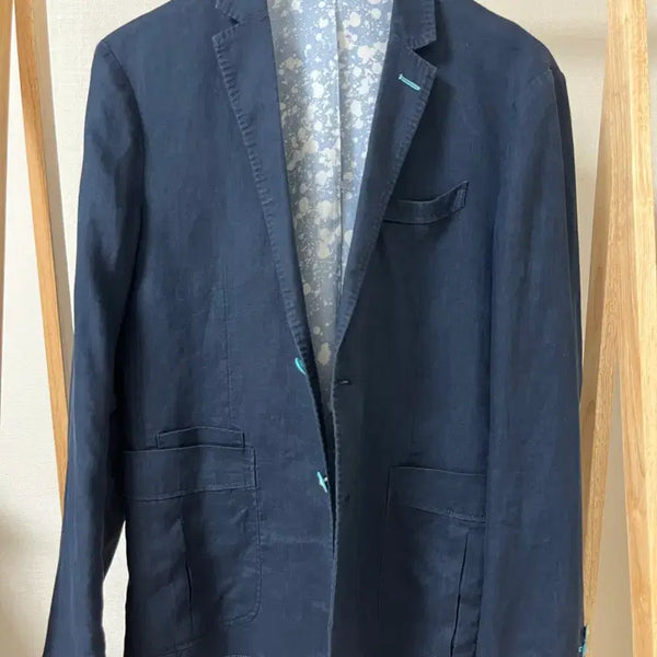 [BUNJANG] Dolce & Gabbana Navy Linen Jacket Size 52 / 돌체앤가바나 네이비 린넨 자켓 52사이즈 정품