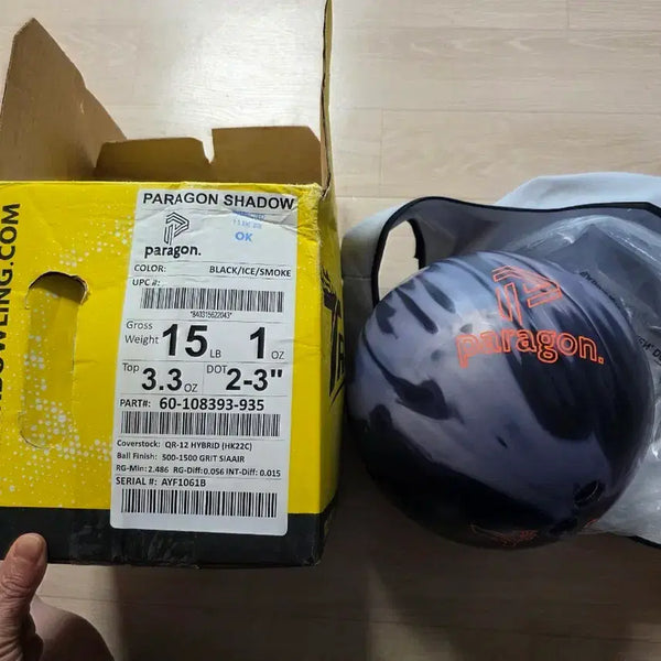 [BUNJANG] Paragon Shadow 15lb Bowling Ball / 파라곤 쉐도우 15P