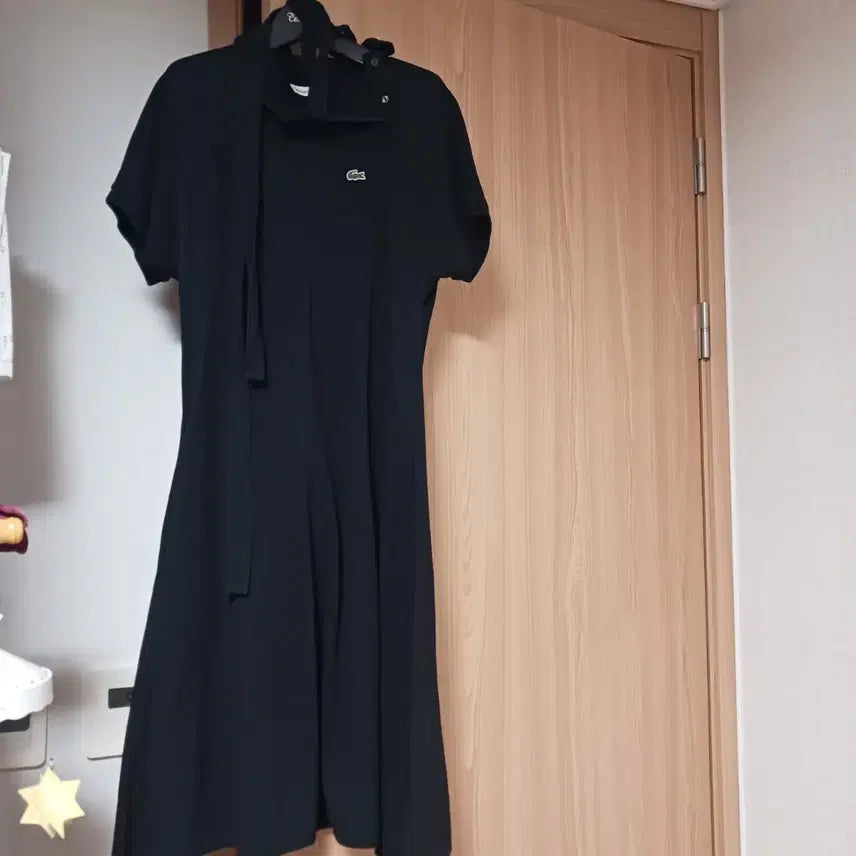 [BUNJANG] Lacoste Diagonal Dress Black Size 34 / 라코스테 사선 원피스 34 블랙