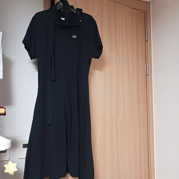 [BUNJANG] Lacoste Diagonal Dress Black Size 34 / 라코스테 사선 원피스 34 블랙