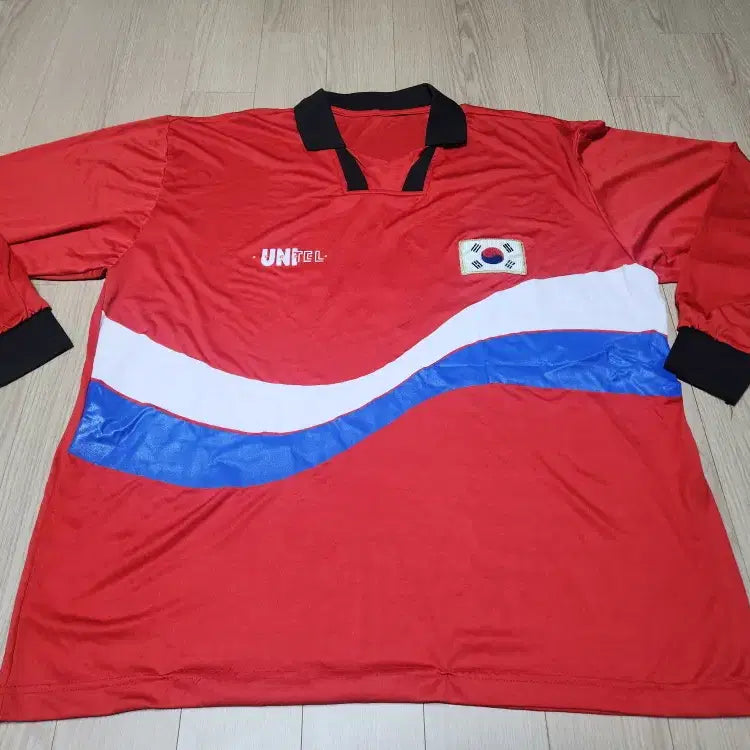 [BUNJANG] Unitel 90s National Football Team Jersey Size 105 / 유니텔) 90년대 디자인 국대 축구 유니폼 사이즈 105 판매합니다.