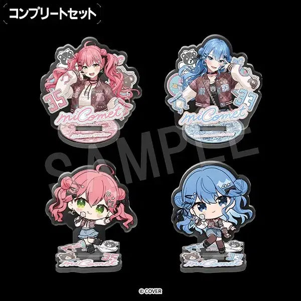 [BUNJANG] Hololive MikoMeto JoySound Mini Acrylic Set Hoshimachi Suisei Sakura Miko / 홀로라이브 미코멧 조이사운드 미니 아크릴 세트 호시마치 스이세이 사쿠라 미코