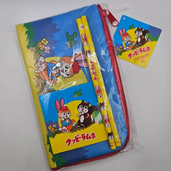 [BUNJANG] Kuppy Ramune Pencil Pouch Set with 2 Pencils / 새제품)쿠피라무네 연필 파우치 세트 / 일본직수입정품 / kuppy ramune