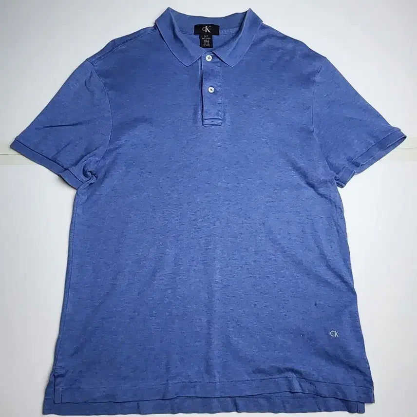 [BUNJANG] Calvin Klein Men's Blue Polo Shirt L / ( 케빈클라인 )남성 카라티 블루 L
