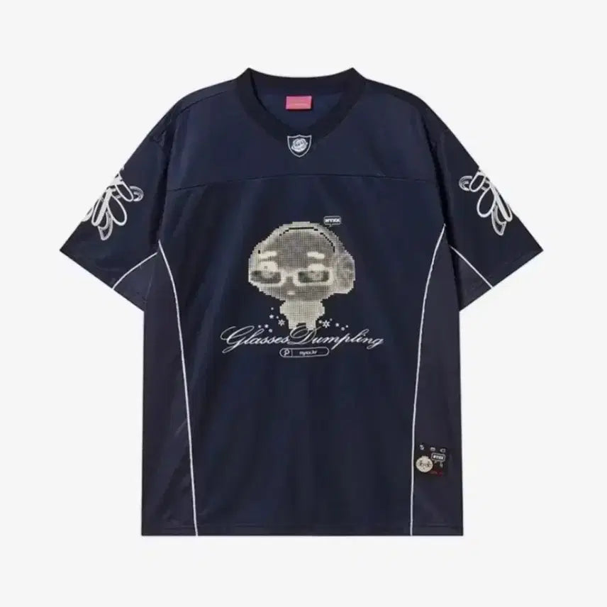 [BUNJANG] NYXX NYGD Sports Navy Jersey / NYXX NYGD스포츠 네이비 져지 안경만두 콜라보 M