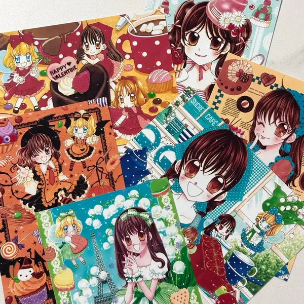 [BUNJANG] Dreaming Cake Princess Dreampa Bromide Postcard Set / (일괄) 꿈빛파티시엘 꿈파 엽서 브로마이드