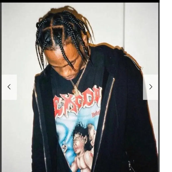 [BUNJANG] Vintage Exodus Travis Scott Wearing Band T-Shirt L / 빈티지 엑소더스 EXODUS 트래비스스캇 착용 밴드티 L