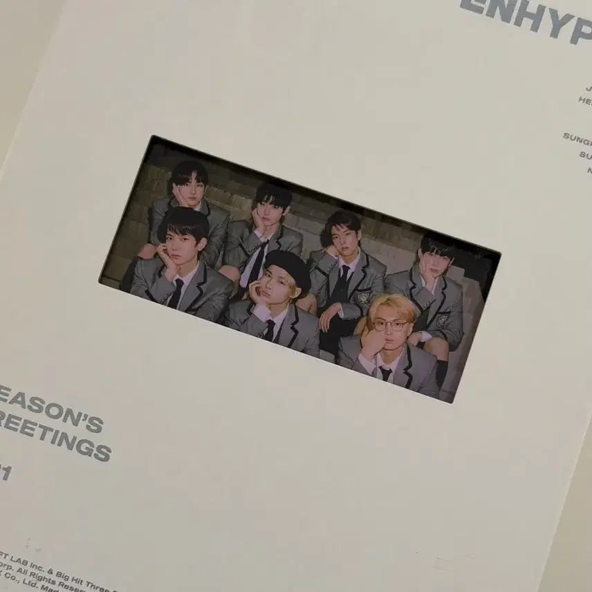 [BUNJANG] ENHYPEN 2021 Season's Greetings Photocard Holder / 엔하이픈 2021 시즌그리팅 시그 양도합니다