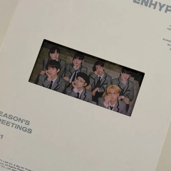 [BUNJANG] ENHYPEN 2021 Season's Greetings Photocard Holder / 엔하이픈 2021 시즌그리팅 시그 양도합니다