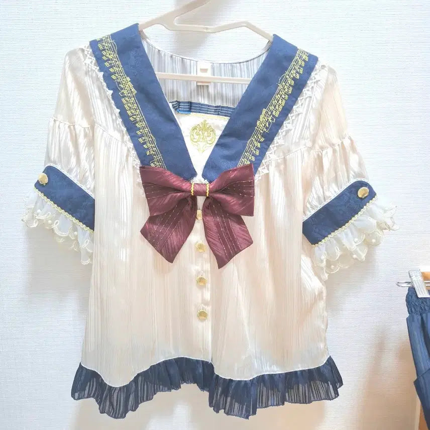 [BUNJANG] Sailor Lolita Prince Style Two-Piece Set / 세일러 로리타 왕자계 투피스 세트