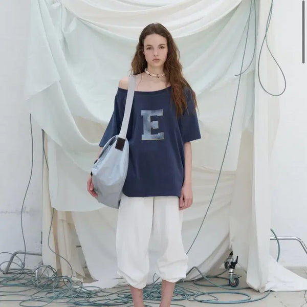 [BUNJANG] FOETO Short-Sleeve T-Shirt Vintage Blue / FOETO 포에토 반팔티셔츠