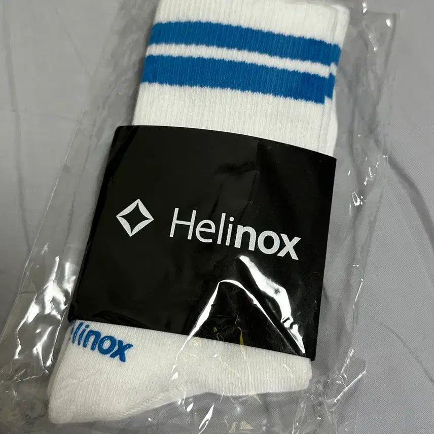 [BUNJANG] Helinox Socks L (260-280) White/Blue / 새상품) 헬리녹스 양말 L(260~280) 화이트/블루