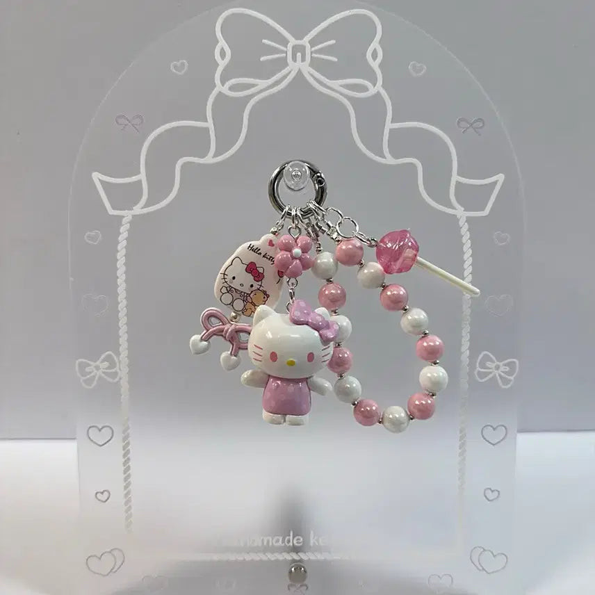 [BUNJANG] Sanrio Hello Kitty Figure & Keychain Set / 산리오 헬로키티 키티피규어 키티키링 차키링 가방키링
