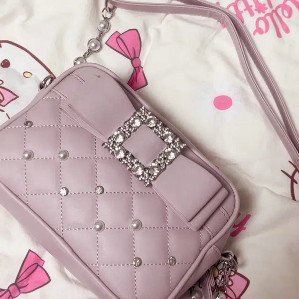 [BUNJANG] Noemie Ribbon Bijou Bag Pink / 노에미 noemie 리본 비쥬백 핑크 양산형 지뢰계