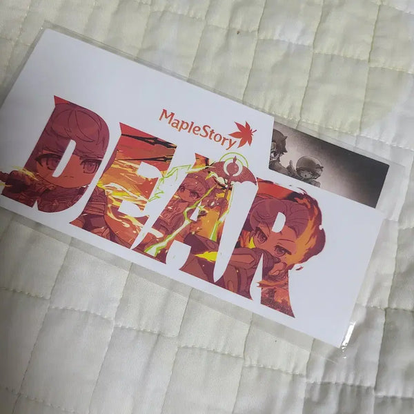 [BUNJANG] MapleStory Dear My Hero Movie Ticket Exclusive / 메이플스토리 디어마이히어로 무비티켓 특전