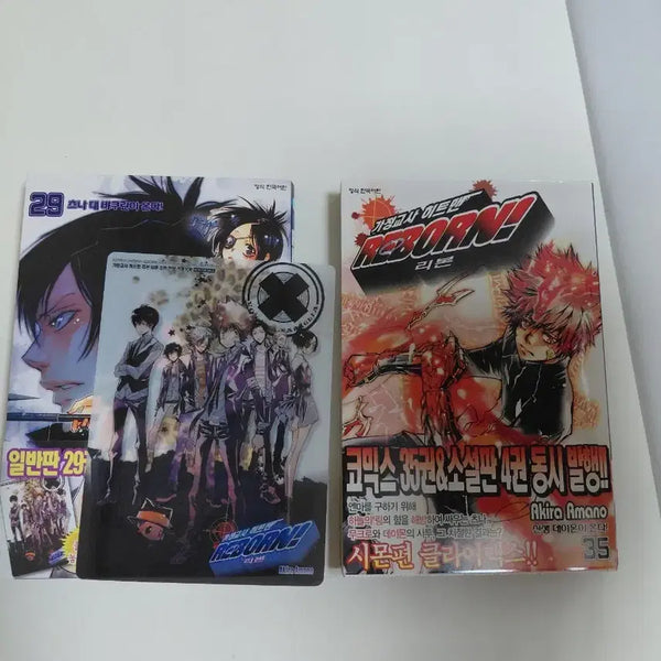 [BUNJANG] Reborn! (Katekyo Hitman Reborn!) Volume 29 First Edition & Volume 35 Bundle Set / 가히리 가정교사 히트맨 리본 29권 초판, 35권 일괄 판매