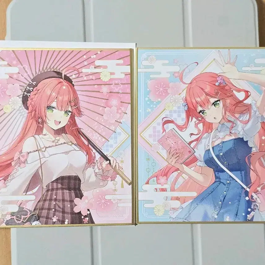[BUNJANG] Sakura Miko Kyoto Pop-up Shikishi 2 Types / 사쿠라 미코 교토 팝업 색지 2종 홀로라이브