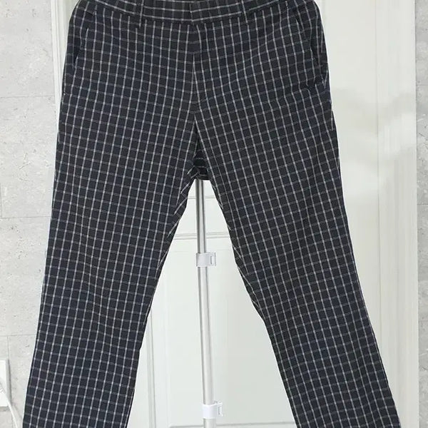 [BUNJANG] Callaway Golf Black Logo Checkered Pants Size 84 / 캘러웨이 골프 블랙로고 체크바지