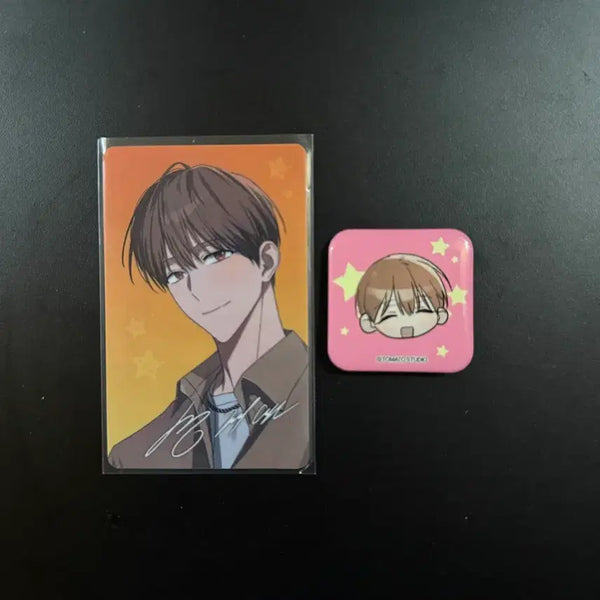 [BUNJANG] Mgt/Tgt Sung Jiwon Autographed Polar Photocard & Square Can Badge Set / 망아살 더던 성지원 싸인 폴라 포카 사각 캔뱃지 팝업