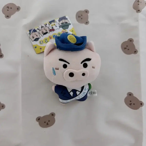 [BUNJANG] Buri Buri Kitty Police Mascot Charm / 부리부리 키티 경찰 인형 키링