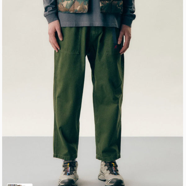 [BUNJANG] Gramicci Loose Tapered Pants Olive M / 그라미치 루즈테이퍼드 팬츠 올리브 M