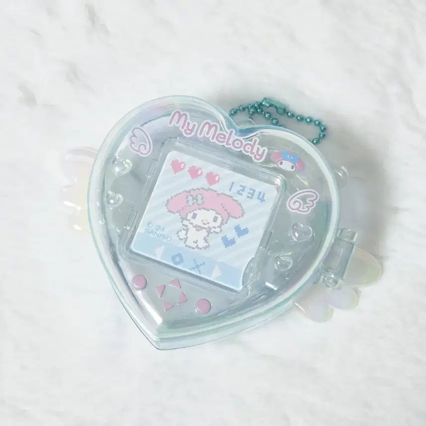 [BUNJANG] Sanrio My Melody MIZUIRO Sky Blue Days Game Console Gachapon Keyring / 산리오 마이멜로디 미즈이로 하늘색데이즈 게임기 가챠 키링 판매합니다