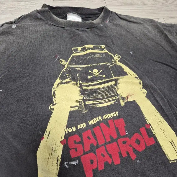 [BUNJANG] Saint Michael Saint Patrol Short Sleeve T-Shirt XL / 세인트미카엘 세인트 패트롤 반팔 XL
