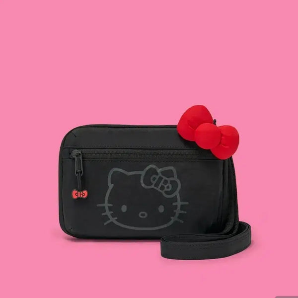 [BUNJANG] Brandon x Hello Kitty Safe Plus Wallet Bag (Black) / 브랜든 헬로키티 세이프 플러스 월렛백(블랙,새상품)
