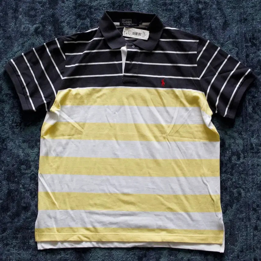 [BUNJANG] Polo Ralph Lauren Striped Polo Shirt XL / 폴로 랄프로렌 스트라이프 카라티 XL (새제품)