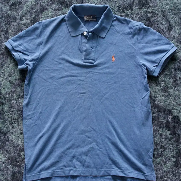 [BUNJANG] Polo Ralph Lauren Blue T-shirt Size L / 폴로 랄프로렌 카라티 블루 L