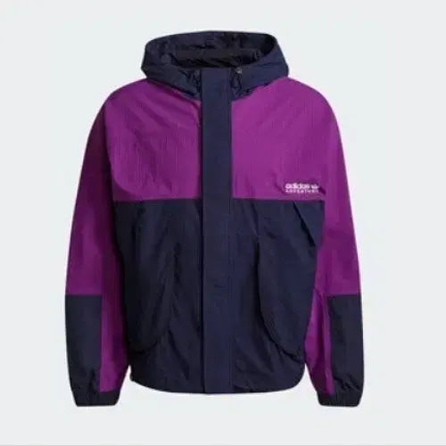 [BUNJANG] Adidas Adventure Windbreaker Hoodie Jacket Purple/Navy 2XL / [2XL]아디다스 어드벤처 윈드브레이커 후드 자켓 퍼플/네이비