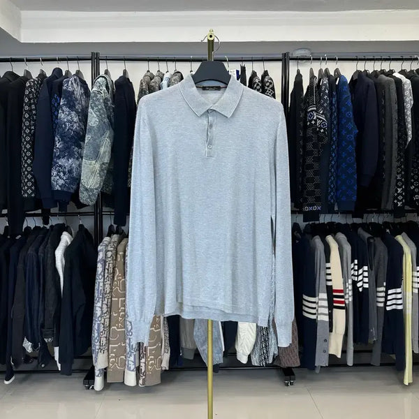 [BUNJANG] Loro Piana Cashmere Polo Knit L / (L) 로로피아나 캐시미어 폴로 니트