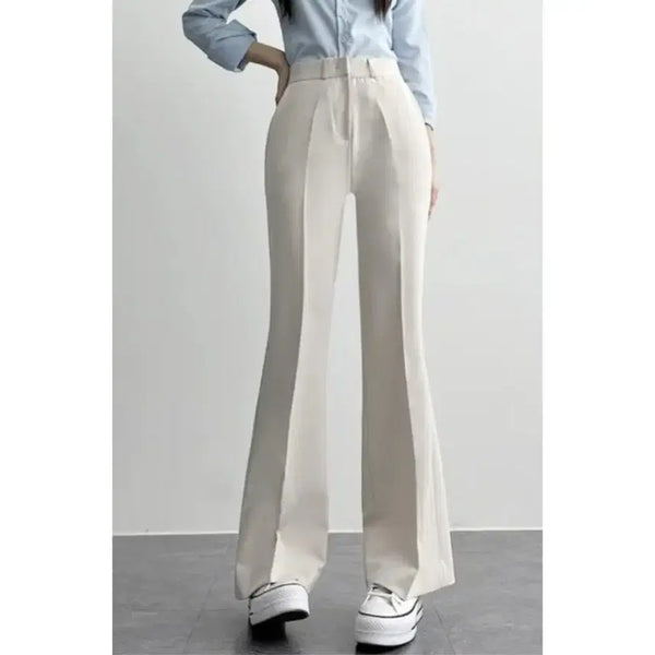 [BUNJANG] Ivory Bootcut Slacks (M) / 아이보리색 부츠컷 슬랙스(M)