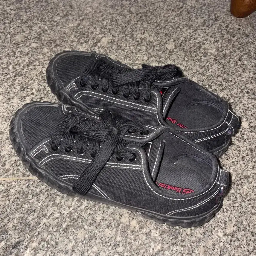 [BUNJANG] Hawkins Volante Sneakers Black Canvas 240 / 호킨스 볼벤토르 신발 스니커즈 블랙 컨버스 240