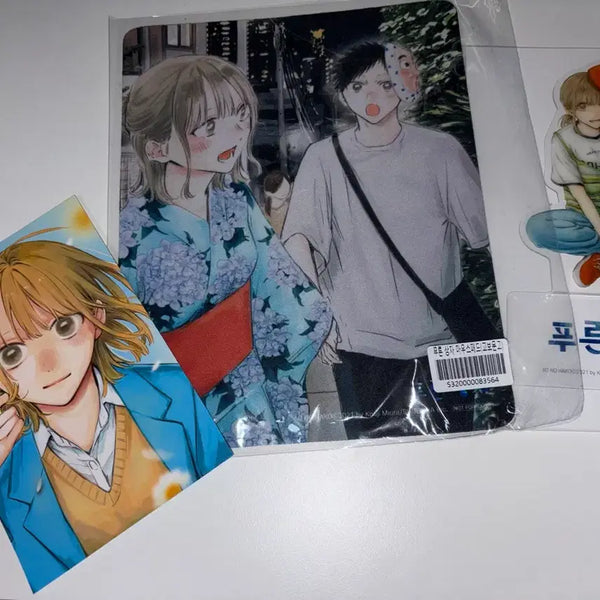 [BUNJANG] Blue Box Manga + Limited Edition Mousepad + Acrylic Stand Set / 푸른상자 만화책+한정마우스패드+특전,아크릴 스탠드