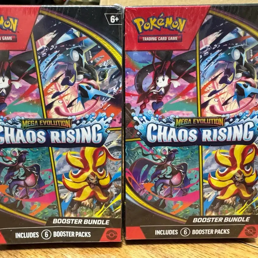 [BUNJANG] Pokemon Cards Mega Evolution Chaos Rising Booster Bundle 6 Pack / 포켓몬 카드 메가 에볼루션 카오스 라이징 부스터 번들 6팩