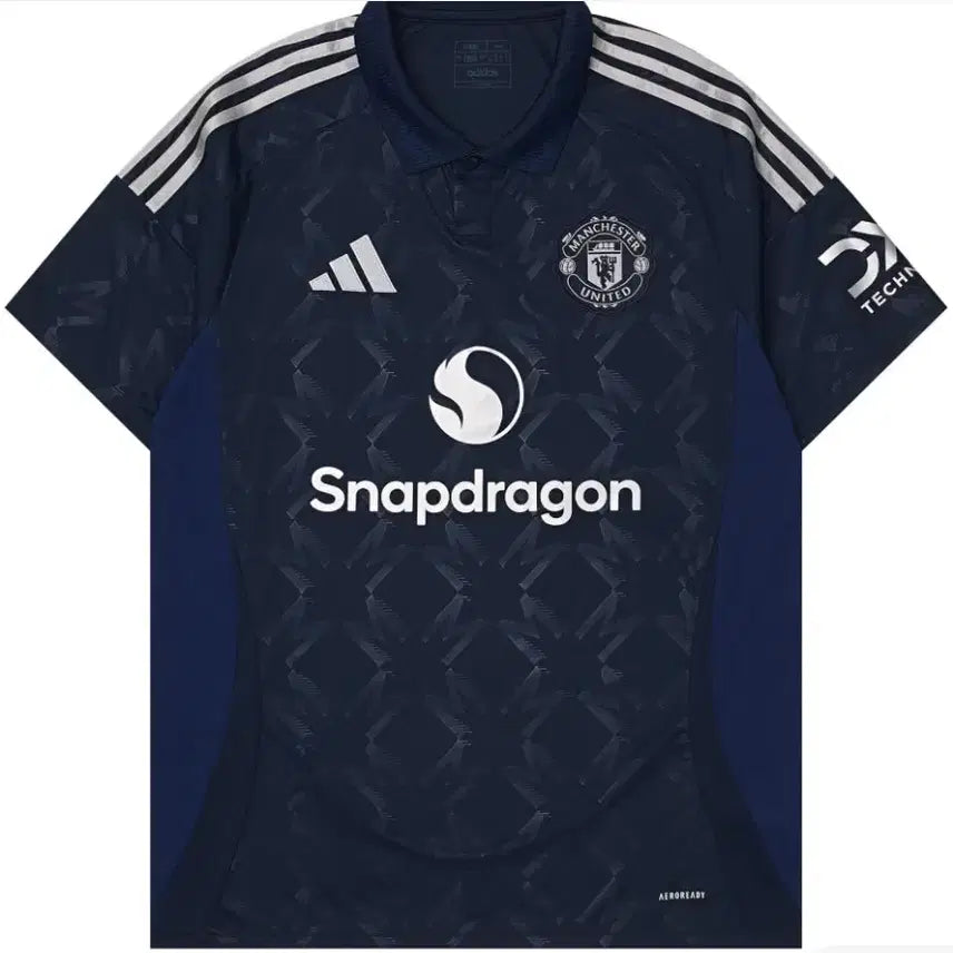 [BUNJANG] Adidas Manchester United 2024/25 Away Jersey Night Indigo - US Size (Unmarked Version) / 아디다스 맨체스터 유나이티드 2024/25 어웨이 저지 나이트 인디고 - US 사이즈 (논 마킹 버전)