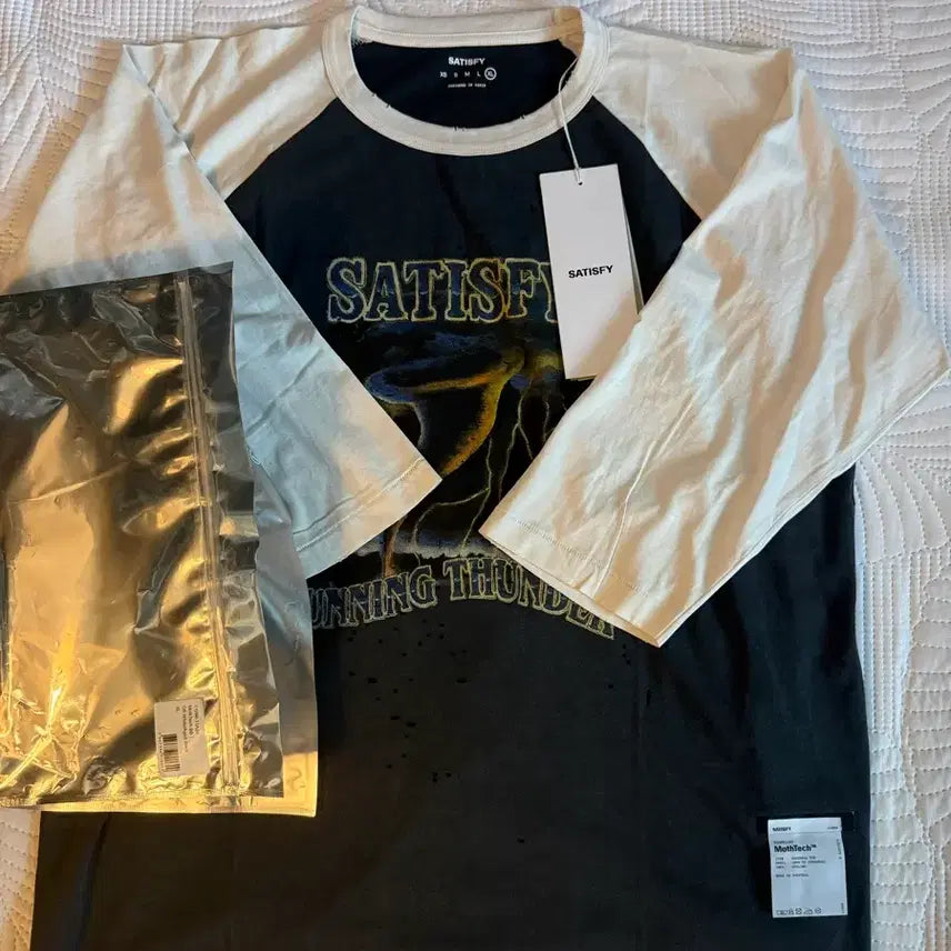 [BUNJANG] Satisfy Mostech Baseball T-Shirt XL / [XL] 새티스파이 모스테크 베이스볼 티셔츠