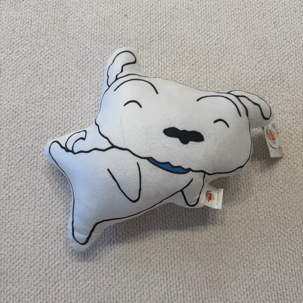 [BUNJANG] Shin-chan Snowball Plush Doll & Cushion / 새상품) 짱구 흰둥이 인형 / 흰둥이 프린팅 쿠션