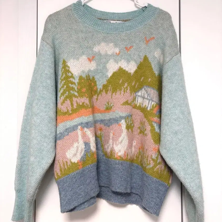 [BUNJANG] Zara Vintage Knit Sweater / 자라 빈티지 니트 스웨터