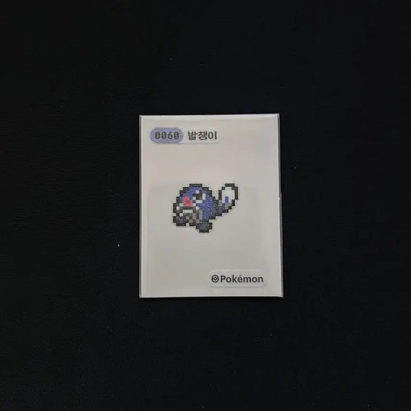 [BUNJANG] 2024 Pokemon Pixel Sticker 0060 Goldeen / 2024년 포켓몬 픽셀 띠부씰 0060 발챙이 판매합니다