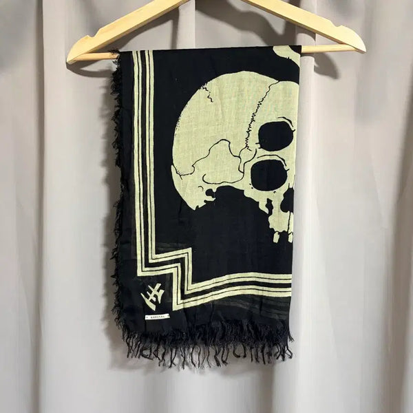 [BUNJANG] Kapital Wabi-Sabi Skull Pattern Scarf / 캐피탈 와비사비 머플러 스카프