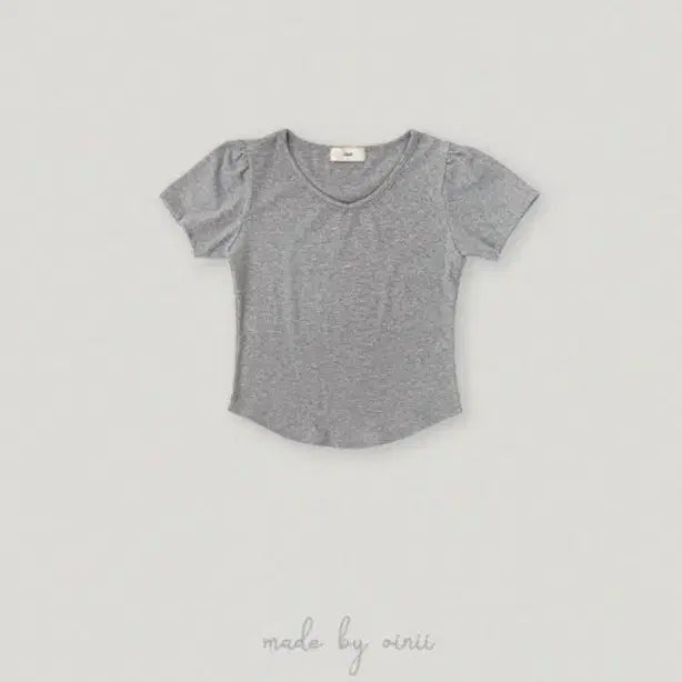 [BUNJANG] o,neul Becky Top Short Sleeve T-Shirt Grey / (새 것) 오이니 [o,neul] becky top 베키 탑 반팔 티셔츠 그레이