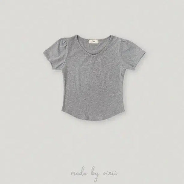 [BUNJANG] o,neul Becky Top Short Sleeve T-Shirt Grey / (새 것) 오이니 [o,neul] becky top 베키 탑 반팔 티셔츠 그레이