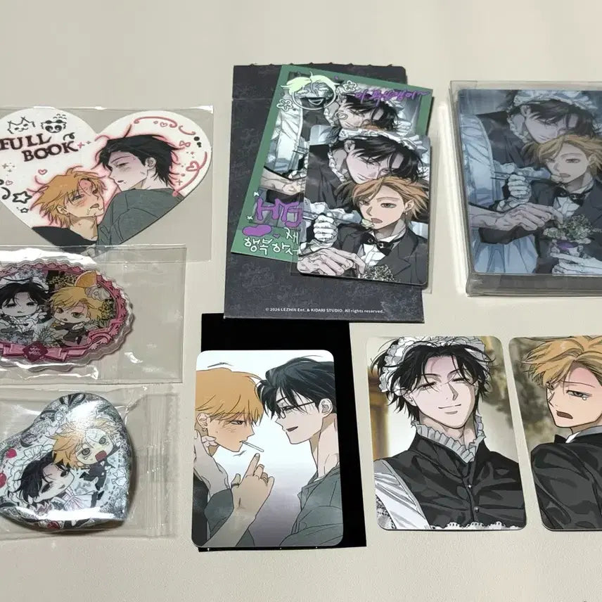 [BUNJANG] Le Bon Salon de Bon Full Book Dessert Photopack Can Badge Magnet Bundle Set / 레봄 살롱드르봉 풀북 디저트 특전 포토팩 캔뱃지 마그넷 컬포 일괄