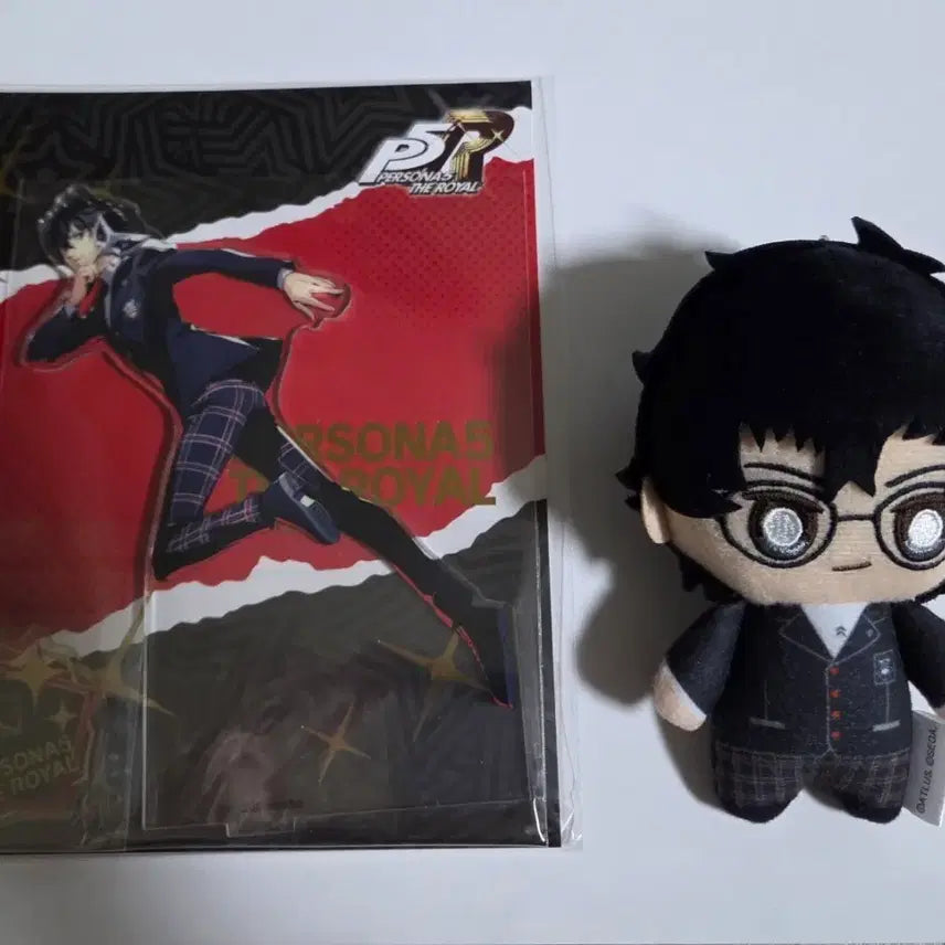 [BUNJANG] Persona 5 5th Anniversary Joker Figure & Plush Set / 페르소나5 5주 페고 조커 주인공 굿즈 세트