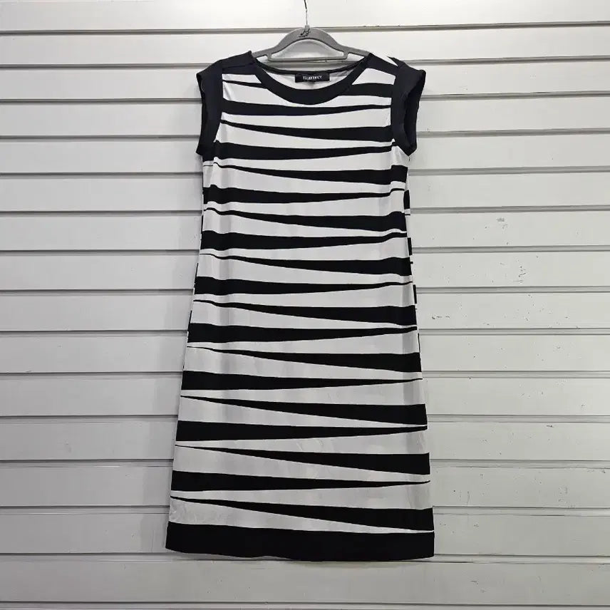 [BUNJANG] Ellen Tracy Black & White Dress / 엘렌트레이시 블랙  화이트  원피스66/보물찾기천사