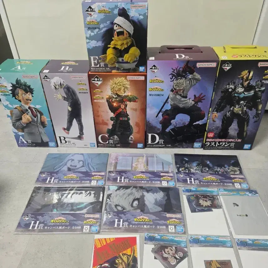 [BUNJANG] My Hero Academia Ichiban Kuji Figures Bundle Set / (택포48)나히아 제일복권ABCDE라스트원 판매 미도리야a 바쿠고c